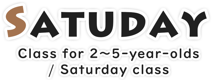 class for 3～5-year-olds